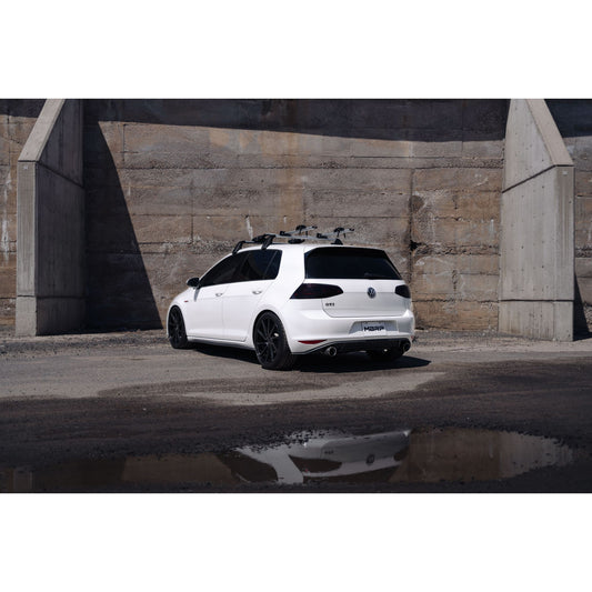 MBRP Exhaust MBRP PRO Series Golf GTI 3" Cat Back Dual Split Rear Exit Exhaust System with CF S46063CF