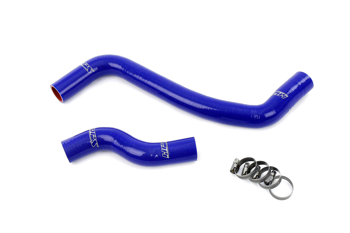 HPS Performance 3-ply Reinforced Silicone Replaces Rubber Radiator Coolant Hoses 57-2124-BLUE