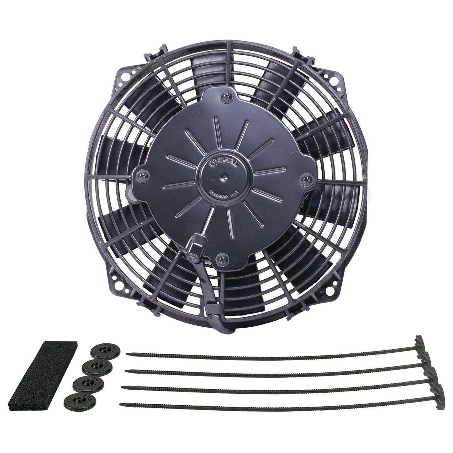 Derale 10" High Output Curved Blade Electric Puller Fan 16108