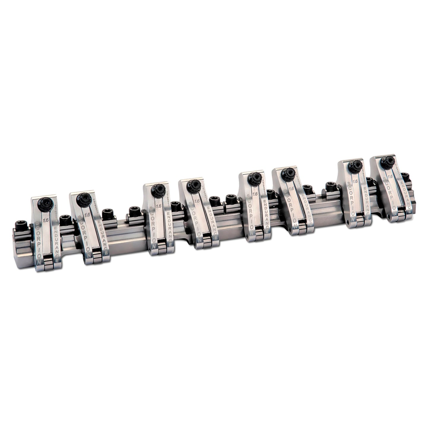 Scorpion Racing Products 1.7 Small Block Chevy 23 Degree Head Shaft Mount Blue Endurance Set of 16 3504
