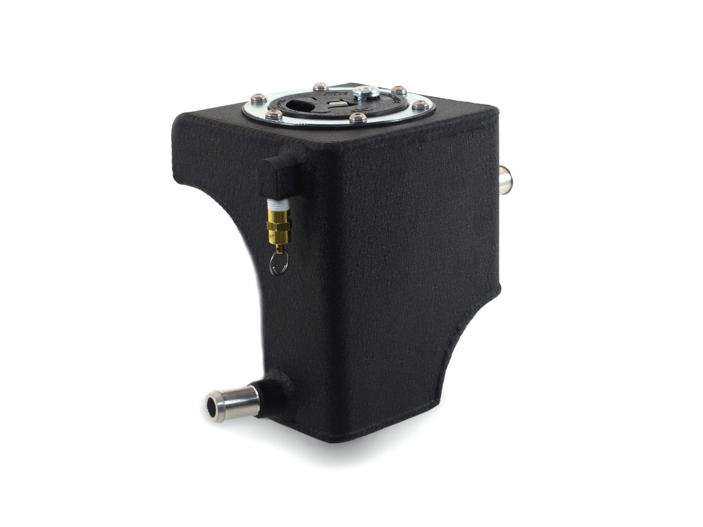 Mustang GT500 Supercharger Tank With Fuel Style Cap 11-14 Black Powder Coat