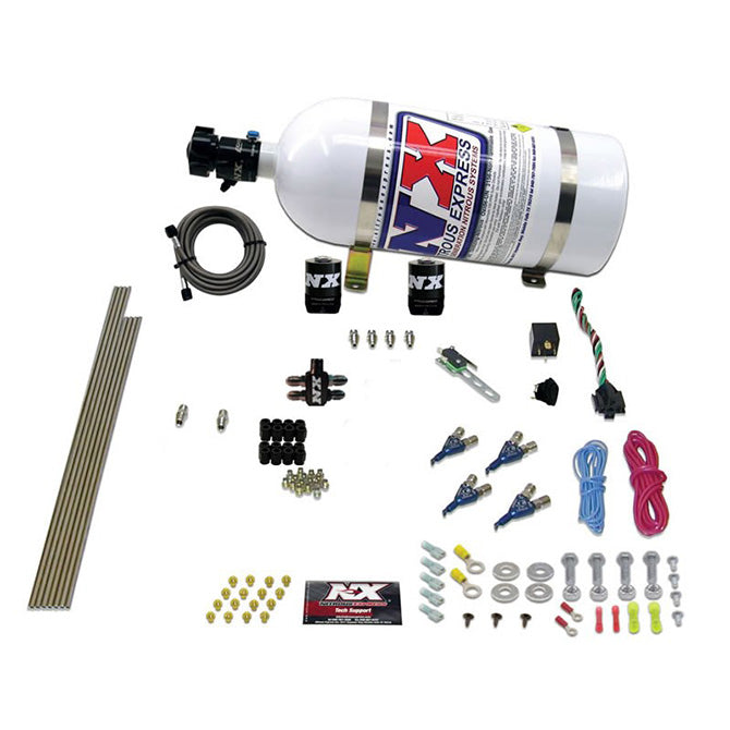 Nitrous Express 4CYL GASOLINE EFI (50-250HP) WITH 10LB BOTTLE NX-80004EFI-10