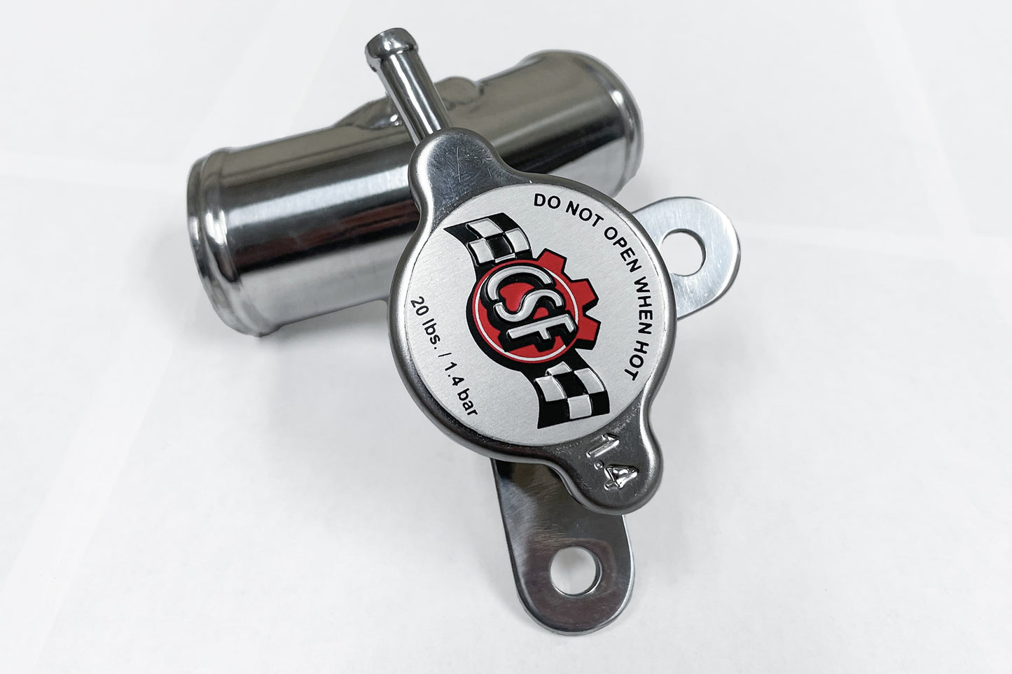 CSF Cooling Racing FR-S/BRZ/86/GR86 All-Aluminum Filler Neck W/1.4 Bar High Pressure Radiator Cap 8044