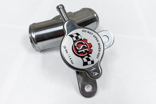 CSF Cooling Racing FR-S/BRZ/86/GR86 All-Aluminum Filler Neck W/1.4 Bar High Pressure Radiator Cap 8044