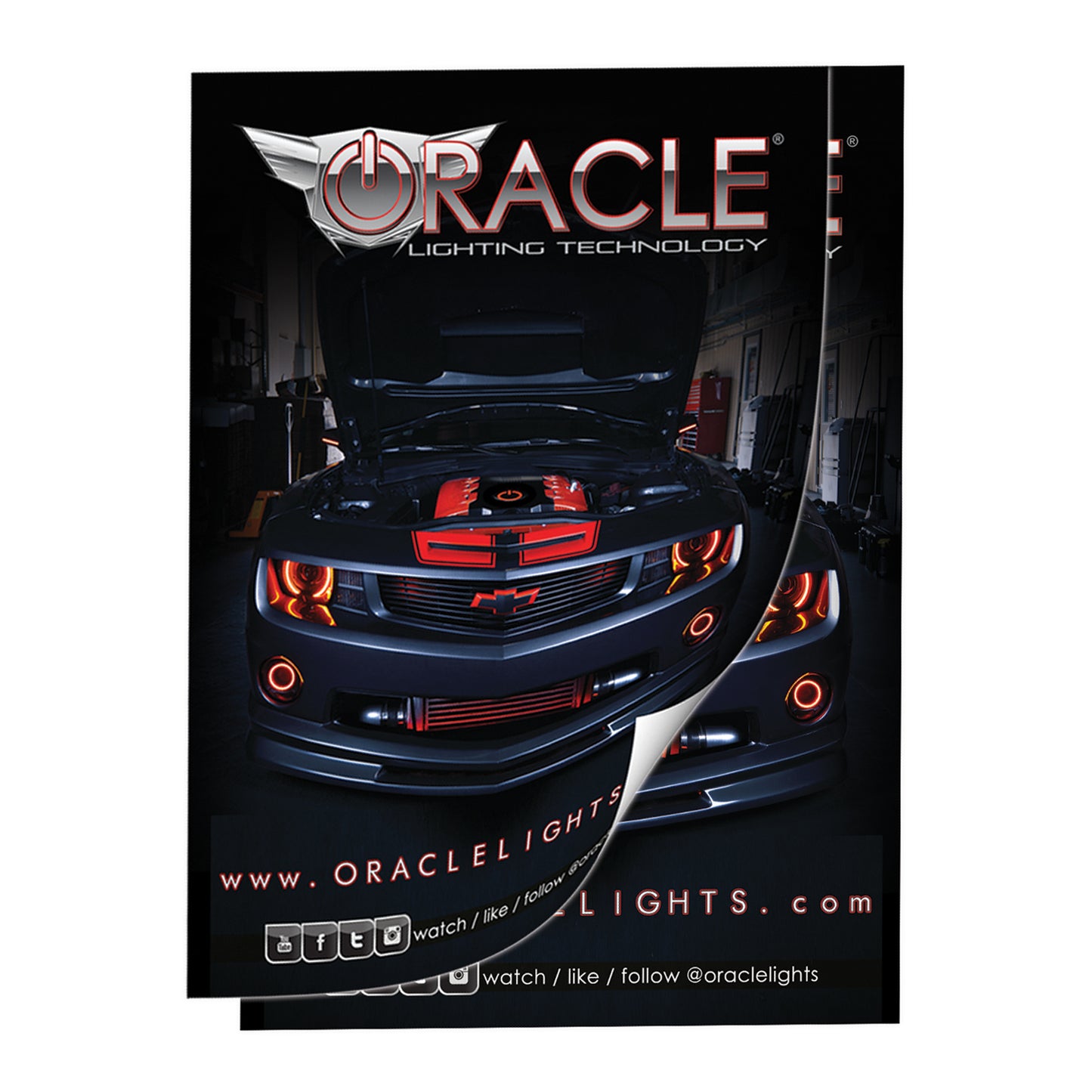 Oracle Lighting 8053-504 - ORACLE Camaro Poster 19in. x 27in.