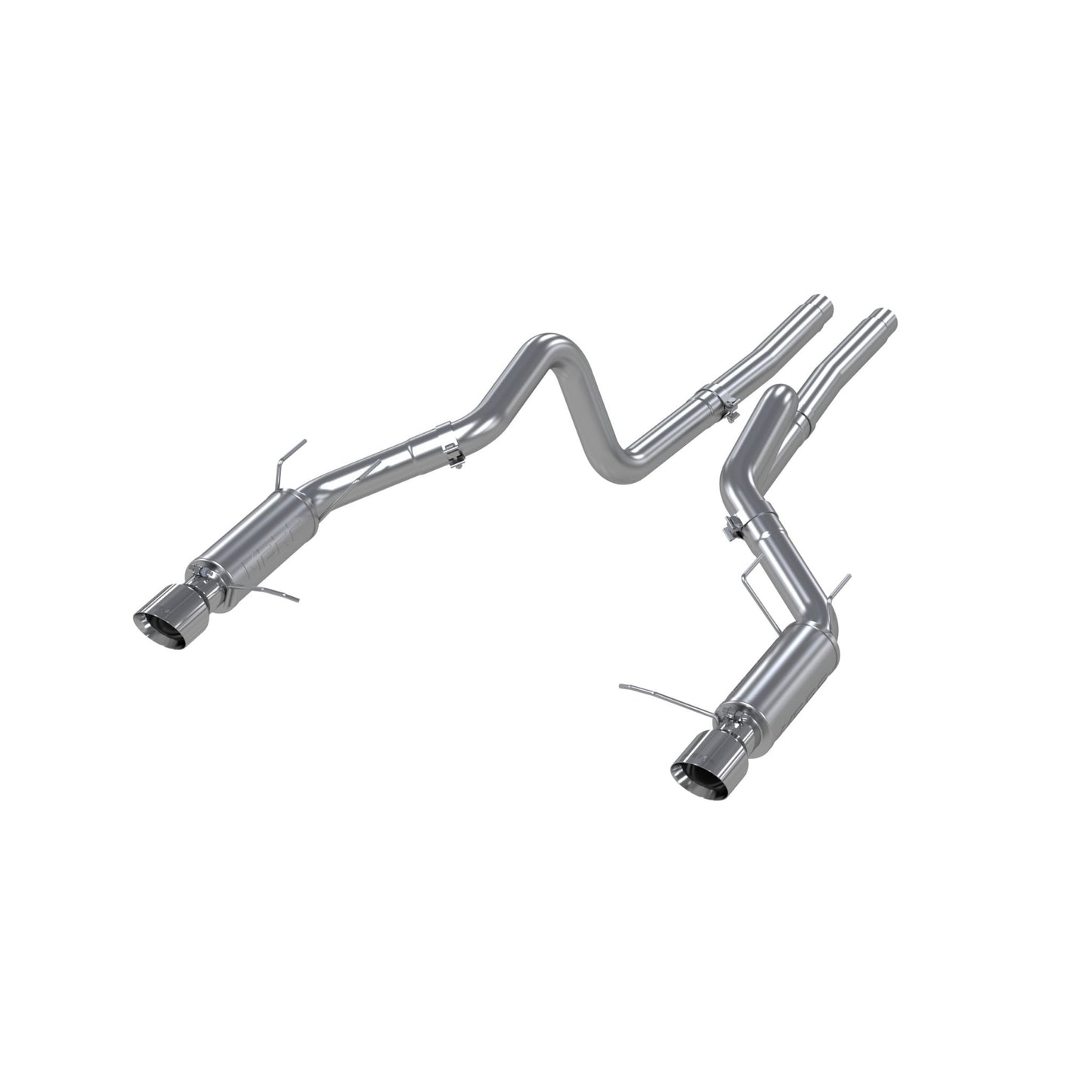 MBRP Exhaust 3in. Cat Back; Dual Split Rear; Race Version; T304 S7260304