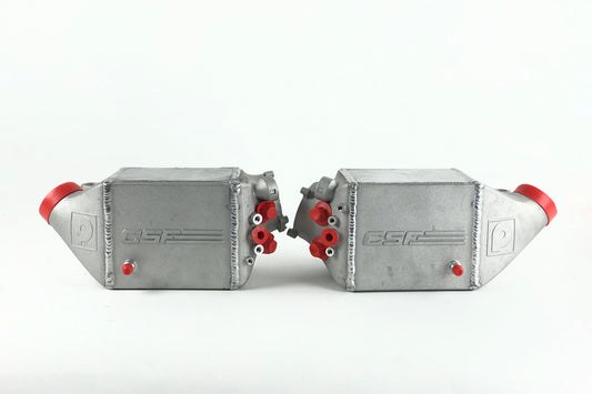 CSF Cooling Racing BMW F1X M5 & M6 Twin Charge-Air-Cooler Set - Raw Finish 8109R