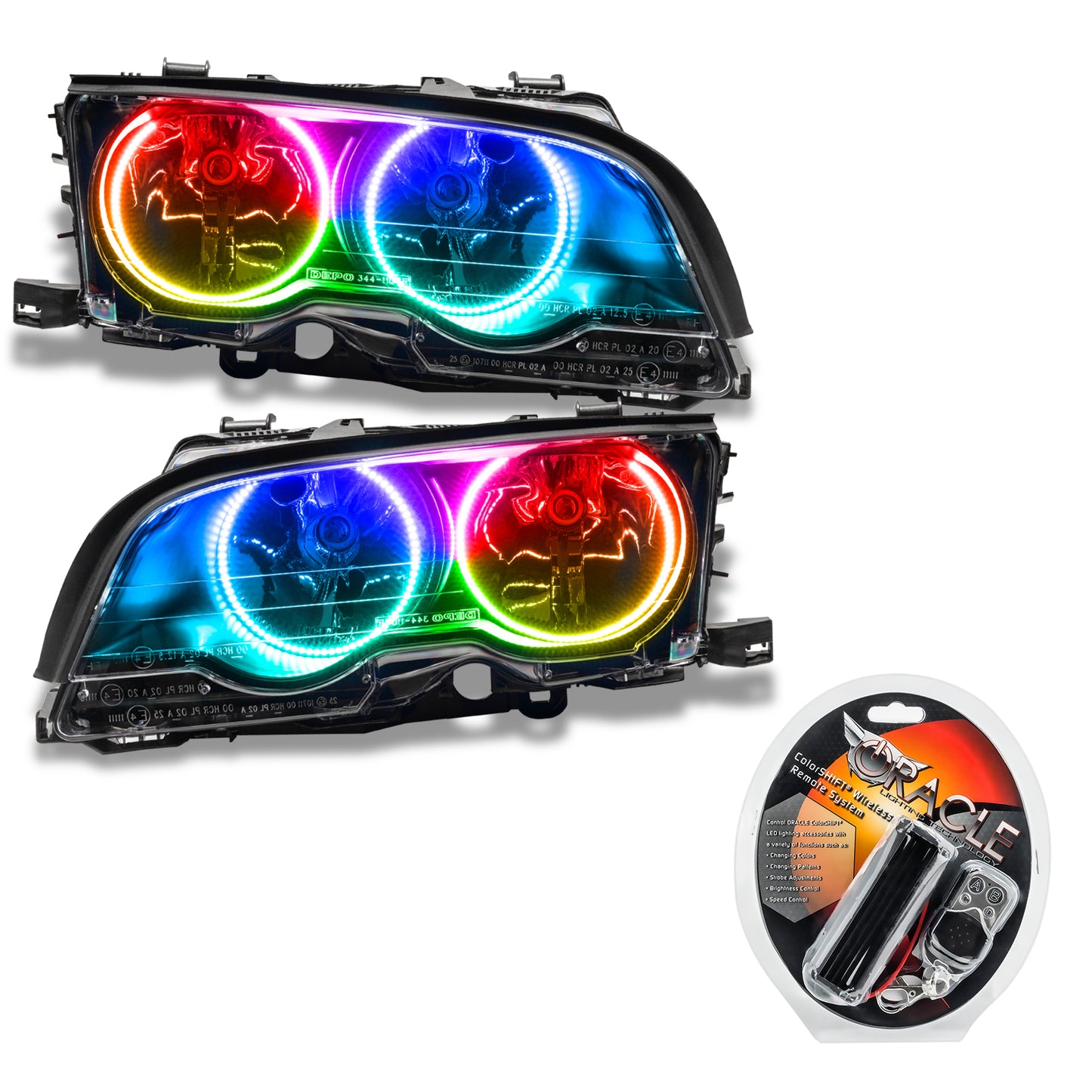 Oracle Lighting 8113-330 - 1999-2001 BMW 3 Series Coupe ColorSHIFT HL - (Halogen)