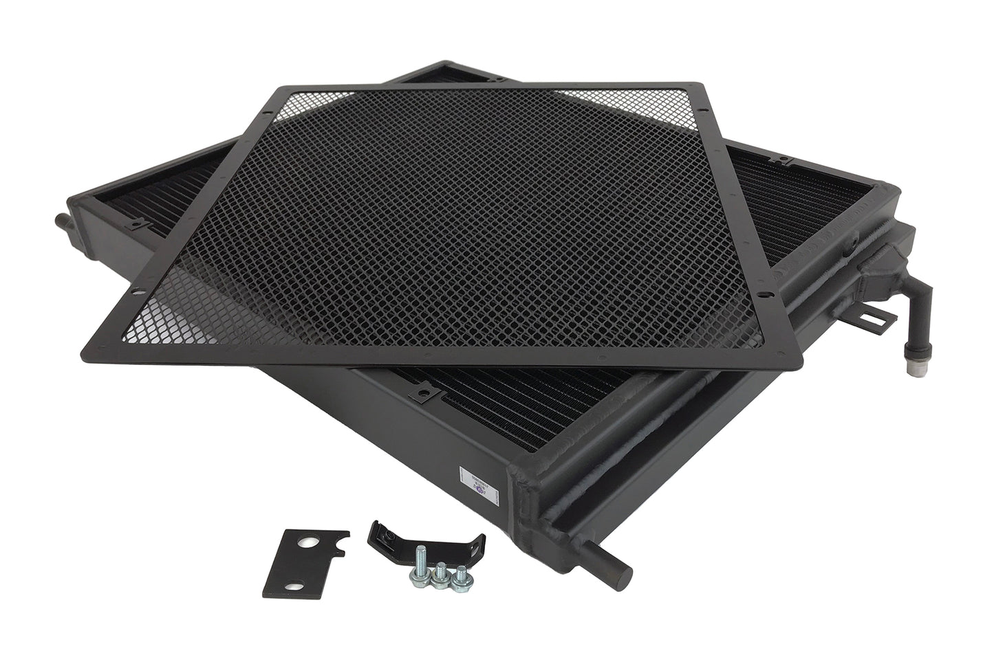CSF Cooling Racing BMW F3X/F2X B58/B48 Triple-Pass Heat Exchanger W/ Rock Guard - Black 8131B