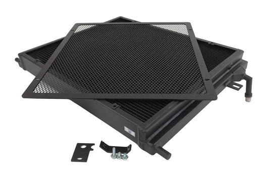 CSF Cooling Racing BMW F3X/F2X B58/B48 Triple-Pass Heat Exchanger W/ Rock Guard - Black 8131B