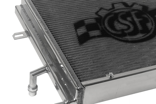 CSF Cooling Racing BMW F3X/F2X B58/B48 Triple-Pass Heat Exchanger W/ Rock Guard - Silver 8131