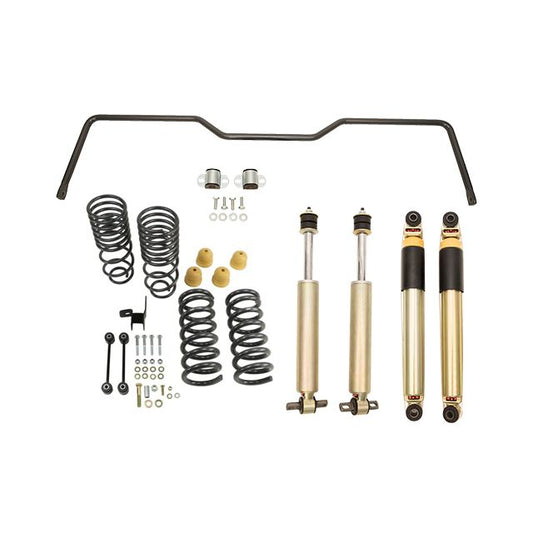 BELLTECH 963HKP PERF HNDLNG KIT PLUS Complete Kit Inc. Damping Adjustable Street Performance Shocks & Rear Sway Bar 2009-2018 Dodge Ram 1500 All cabs (w/o Air susp) Short bed V8 only