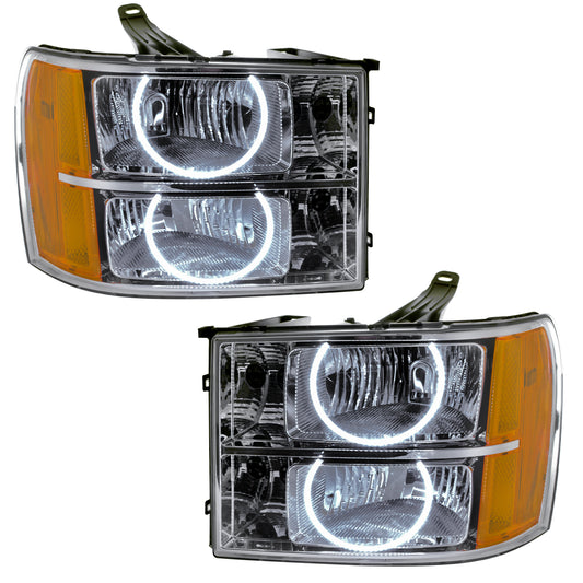 Oracle Lighting 8165-001 - 2007-2013 GMC Sierra SMD HL - Round Ring Design