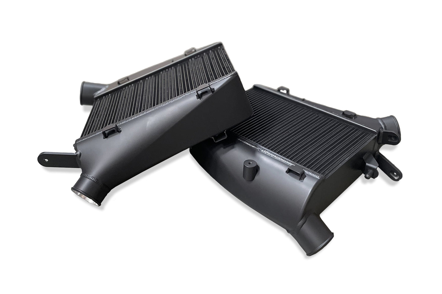 CSF Cooling Racing Audi C8 RS6/RS7 High-Performance Twin Intercooler Set - Thermal Dispersion Black 8194B