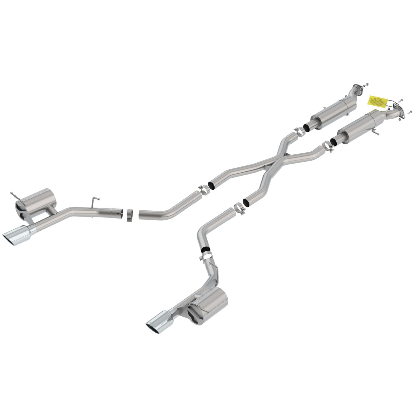 Borla 2018-2021 Dodge Durango SRT Cat-Back Exhaust System S-Type 140791