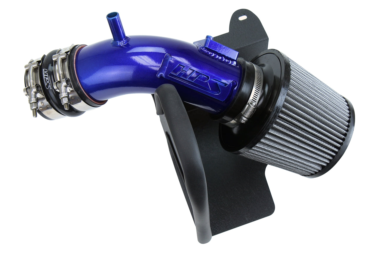 HPS Performance Gain +5hp And +8lb-ft. Of Tq Improve Throttle Response High Flow Air Filter 827-665BL