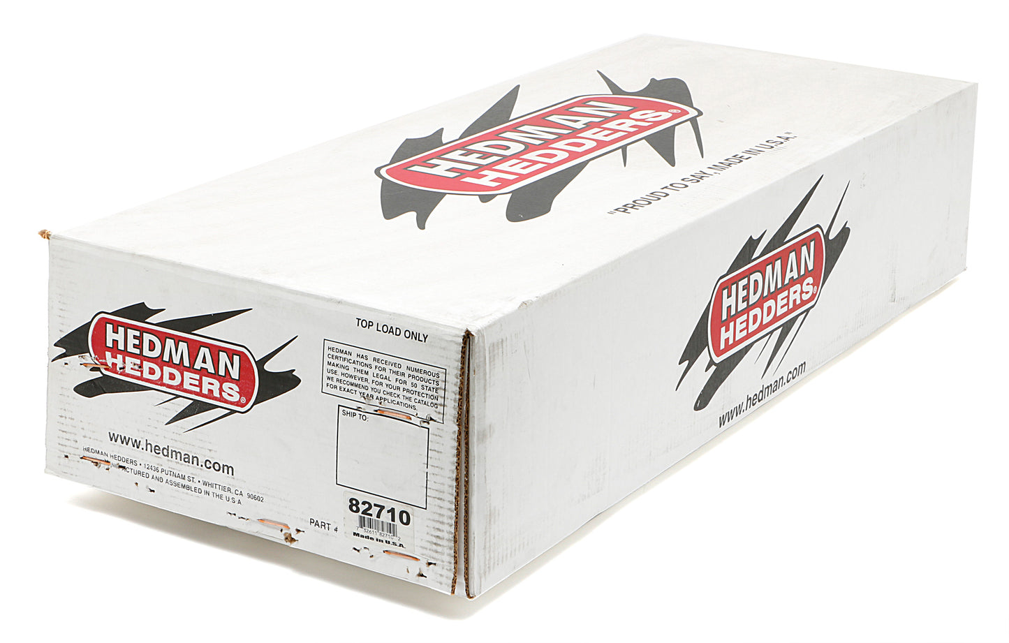 Hedman Hedders 2005-2010 FORD MUSTANG GT HEADERS;1-5/8 IN. FULL LENGTH; STAINLESS STEEL- UNCOATED 82710