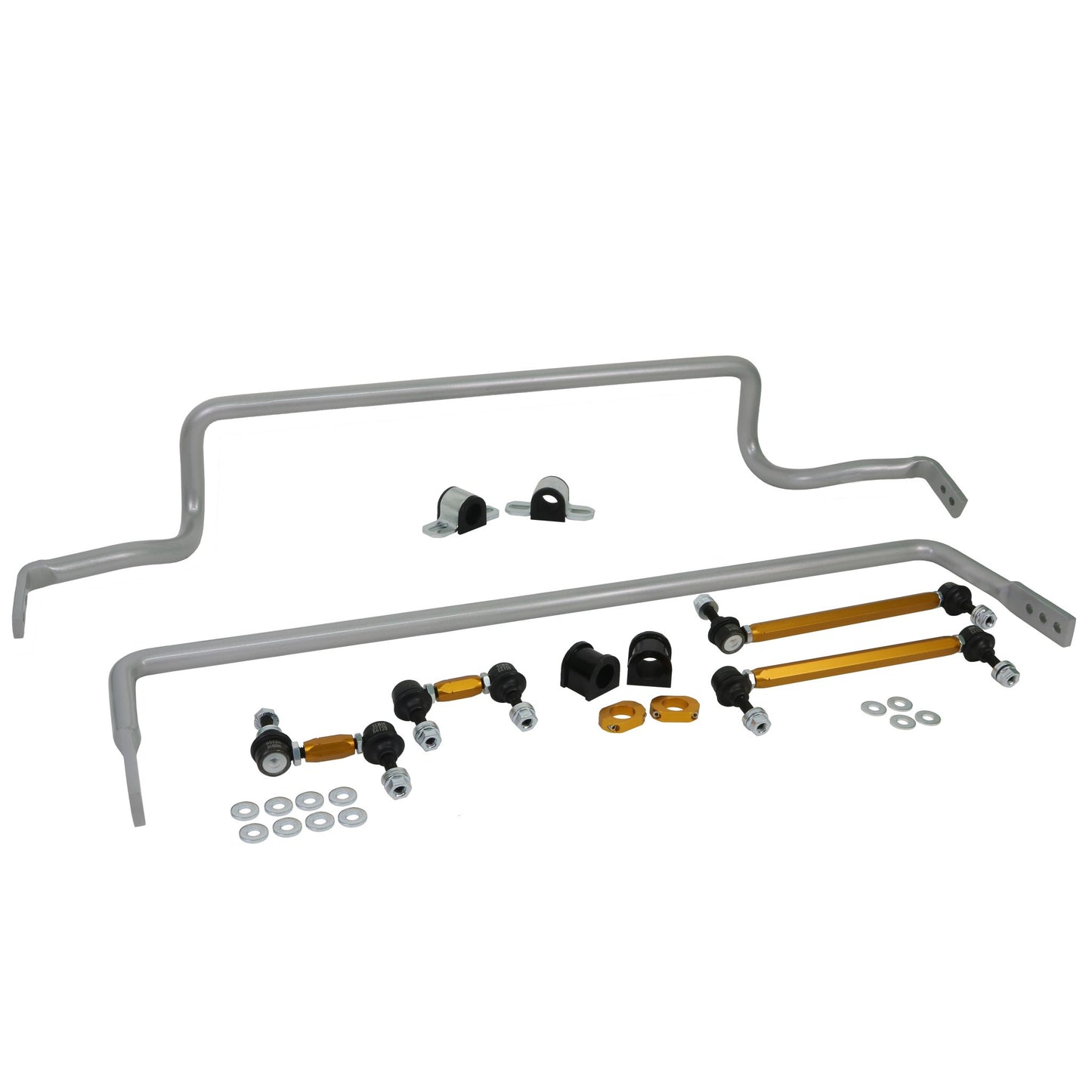 Whiteline BMK007 Front and Rear Sway Bar Vehicle Kit; Fits Mitsubishi Lancer 08-17