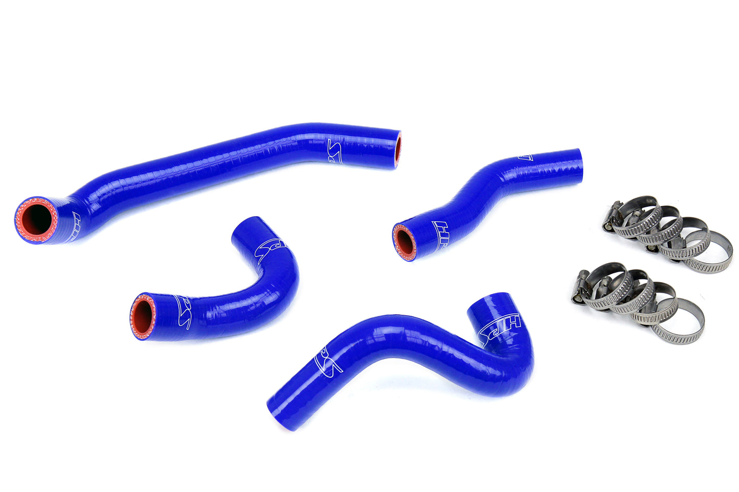 HPS Performance 3-ply Reinforced Silicone Replaces Rubber Radiator Coolant Hoses 57-1824-BLUE
