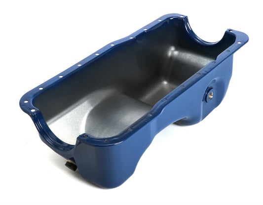 Trans-Dapt Performance 83-93 Mustang Blue Powder Coated Oil Pan 8355