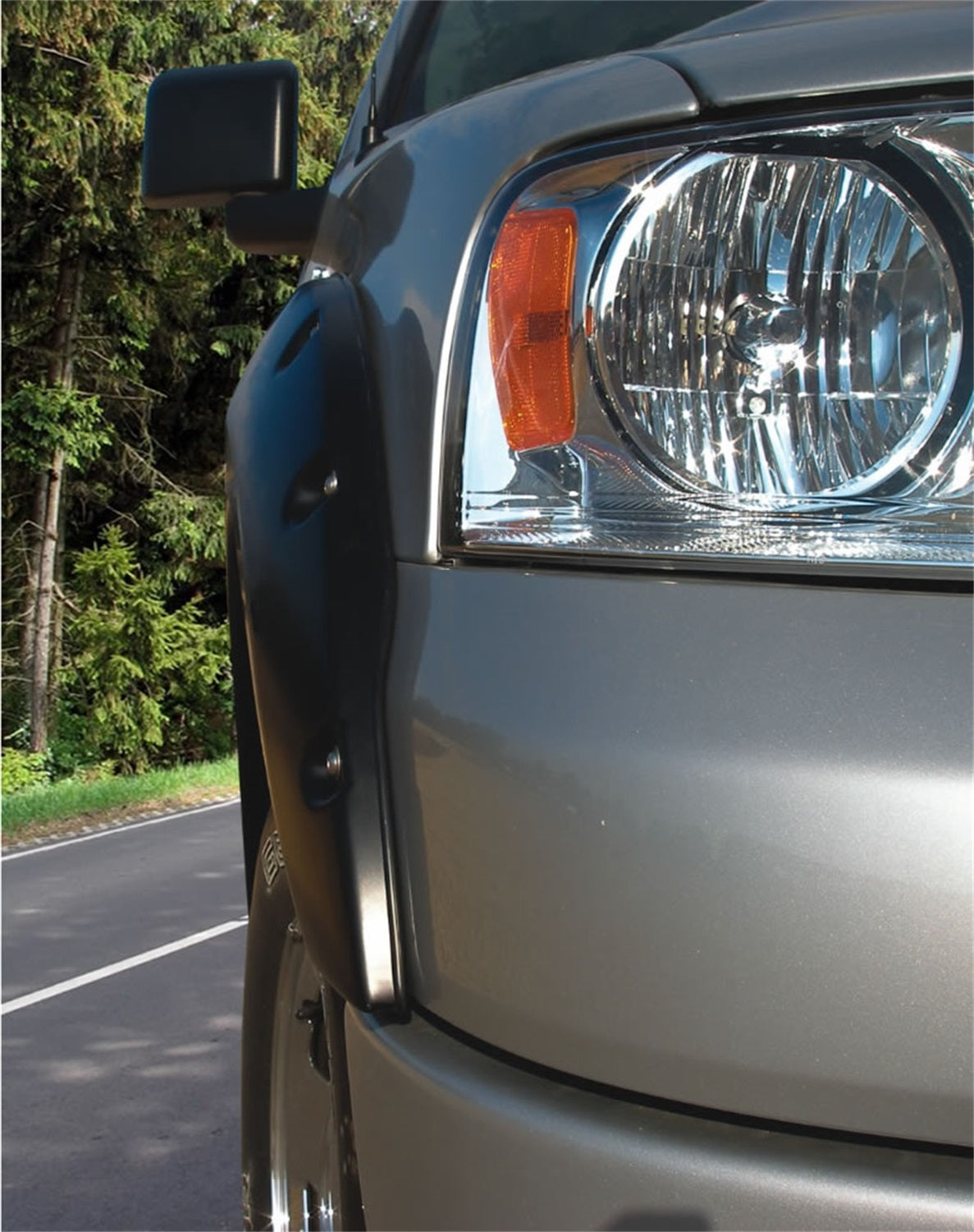 Stampede 8410-2 Black Ruff Riderz Smooth Finish 4-Piece Fender Flare For 2004-2008 Ford F-150 | Fits 66.0/78.0/96.0 In. Bed