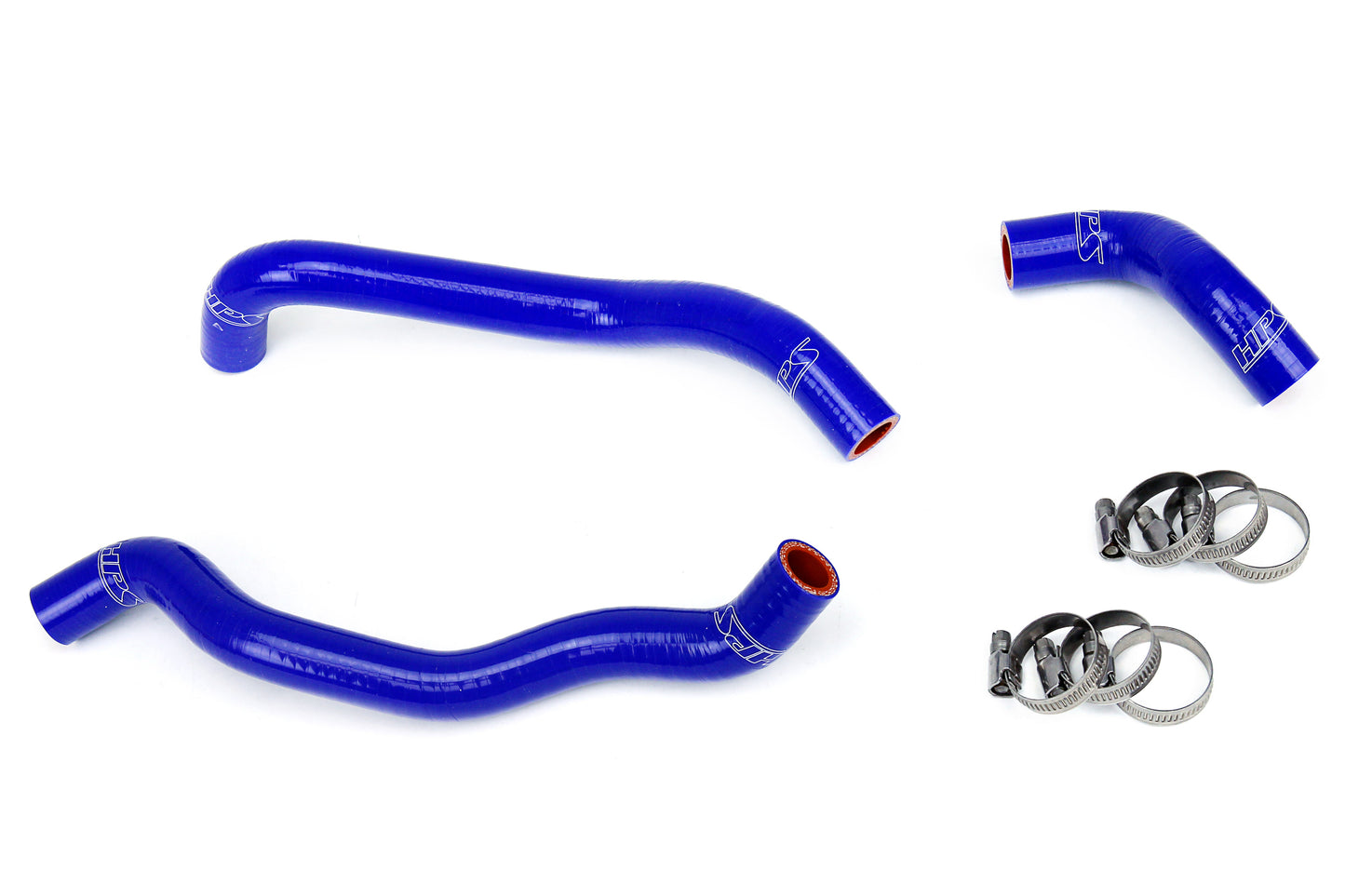 HPS Performance 3-ply Reinforced Silicone Replaces Rubber Heater Coolant Hoses 57-1792H-BLUE