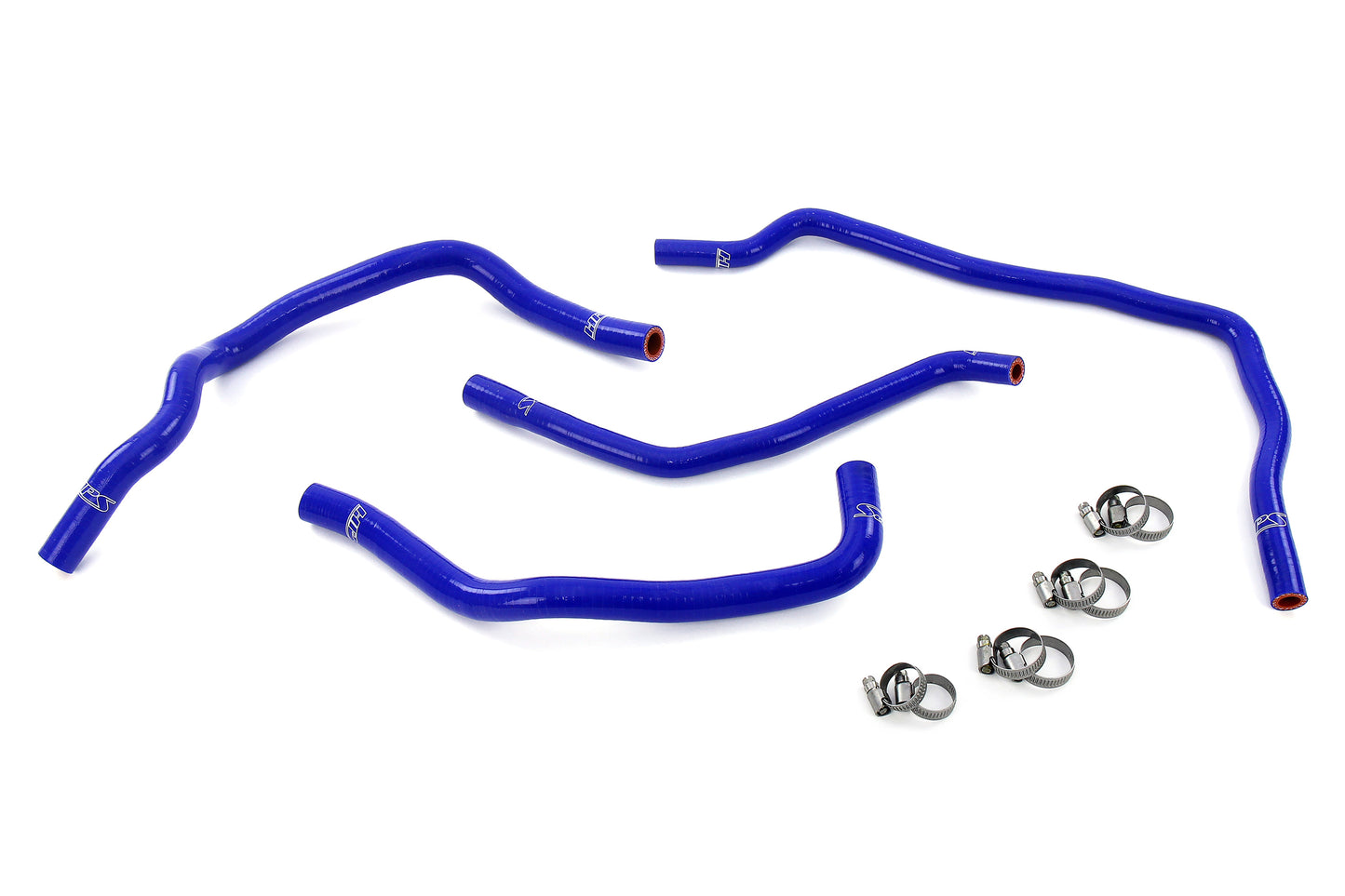 HPS Performance 3-ply Reinforced Silicone Replaces Heater And Expansion Tank Coolant Hoses 57-2102-BLUE