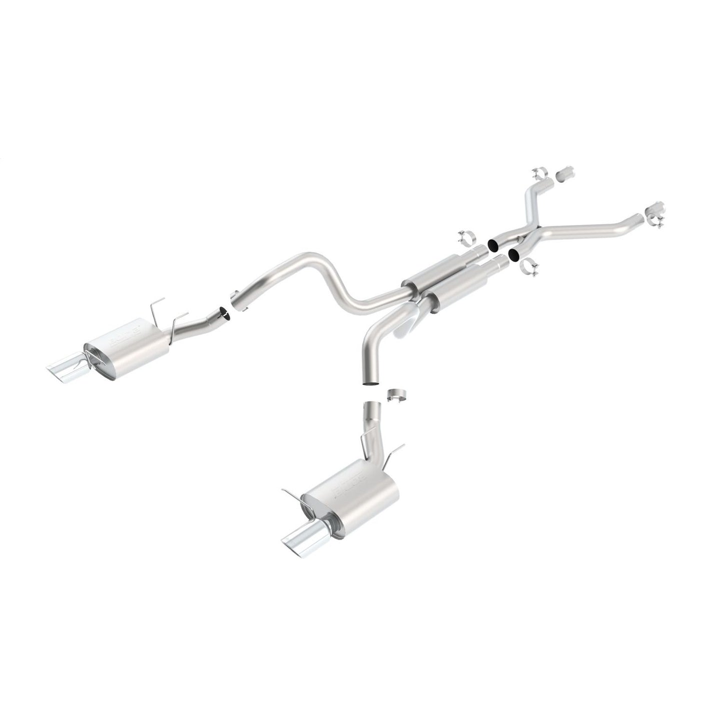 Borla Mustang GT/ Shelby Mustang GT500 2011-2012 Cat-Back(tm) Exhaust System S-Type 140389