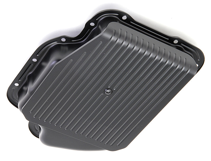 Trans-Dapt Performance Gm Turbo 400 Slam-Guard Armored Transmission Pan (Stock Capacity)- Asphalt Black Powder Coated 8654