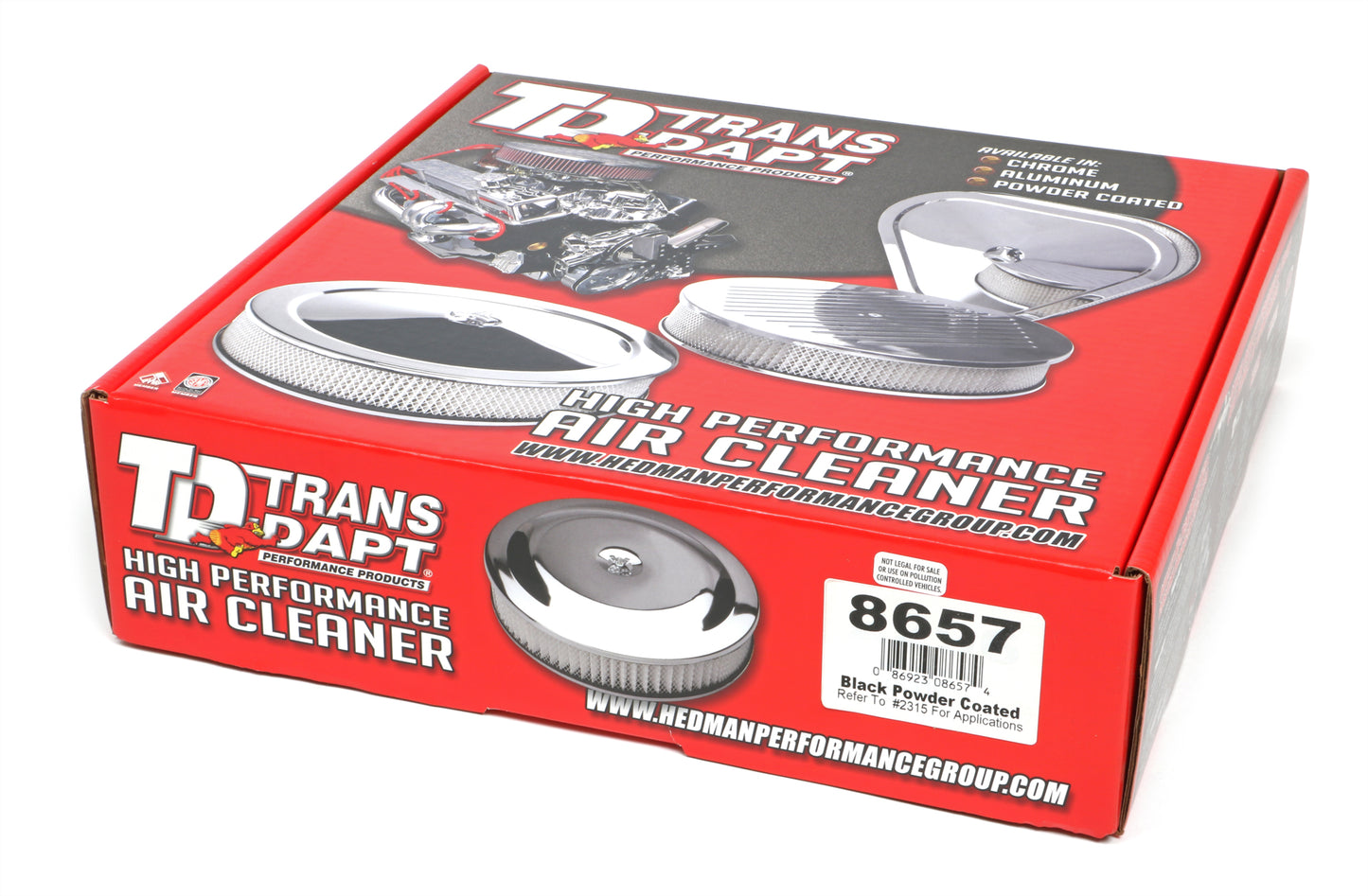 Trans-Dapt Performance Muscle Car Style Air Cleaner Sets 8657