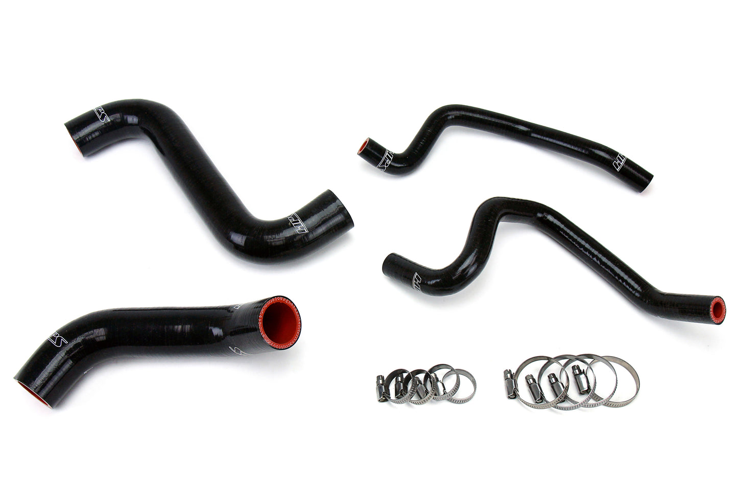 HPS Performance 3-ply Reinforced Silicone Replaces Rubber Radiator And Heater Coolant Hoses 57-1809-BLK