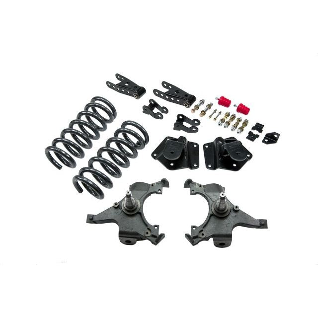 BELLTECH 792 LOWERING KITS Front And Rear Complete Kit W/O Shocks 1995-1999 Chevrolet Tahoe/Yukon (4DR only) 3 in. F/4 in. R drop W/O Shocks