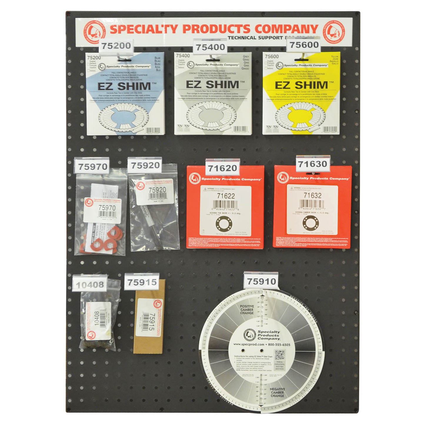 Specialty Products Company DUAL ANGLE SHIM BOARD SET