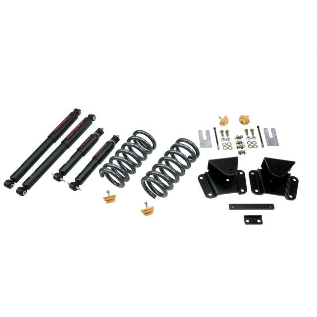BELLTECH 803ND LOWERING KITS Front And Rear Complete Kit W/ Nitro Drop 2 Shocks 1997-2004 Dodge R/T 1 in. F/2 in. R drop W/ Nitro Drop II Shocks