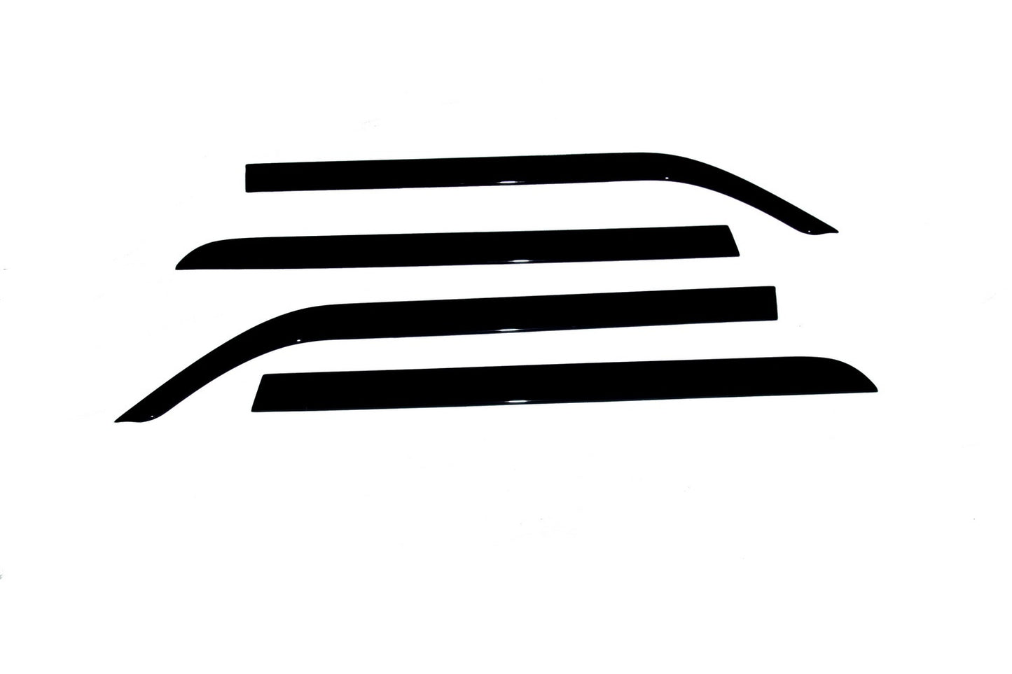 Auto Ventshade 894002 Low Profile Dark Smoke Ventvisor Side Window Deflector 4-Piece Set For 2008-2013 Scion XB