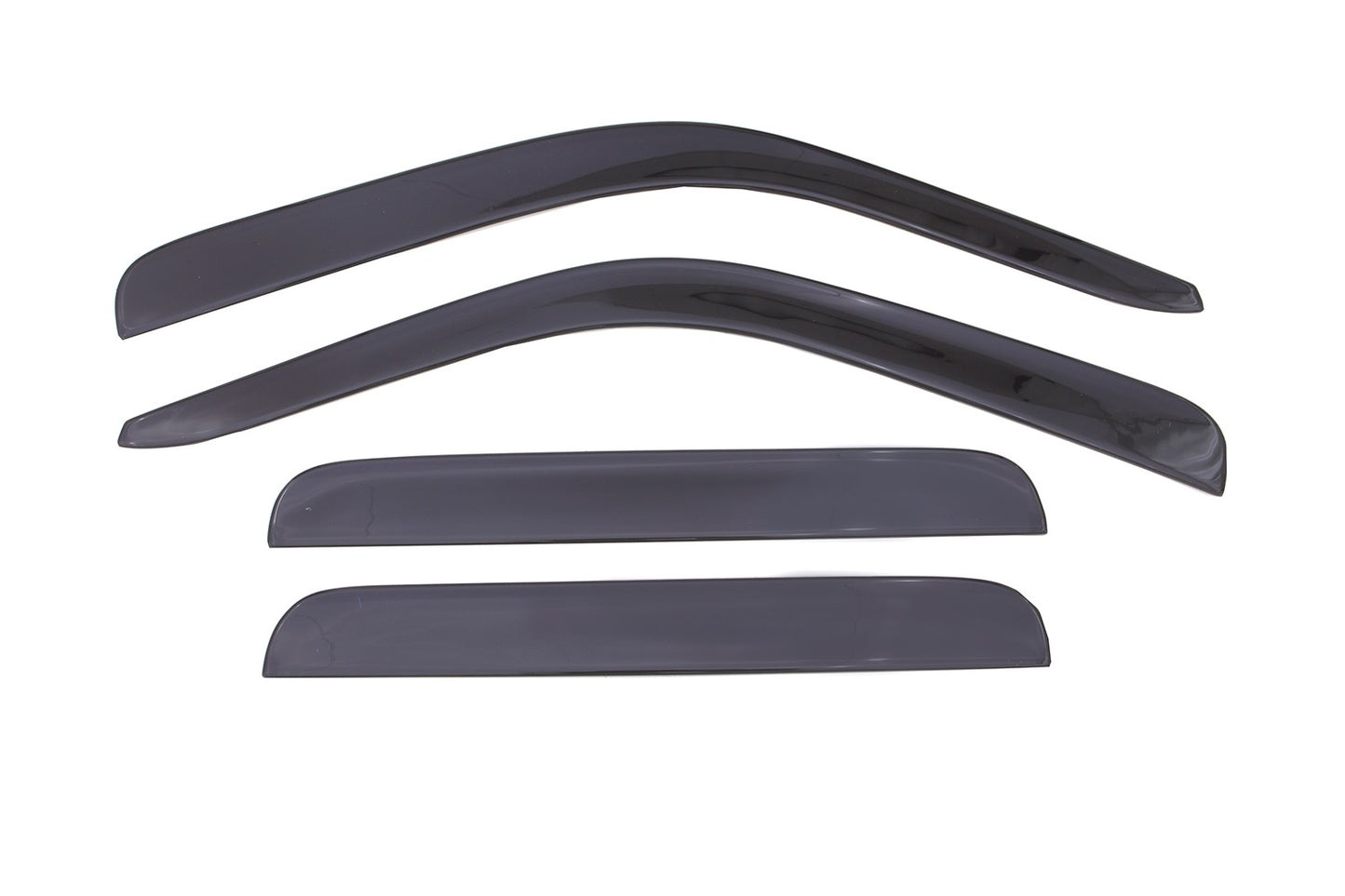 Auto Ventshade 894017 Low Profile Dark Smoke Ventvisor Side Window Deflector 4-Piece Set For 1999-2016 Ford F-250 F-350 To F-550 Super Duty With SuperCrew Cab