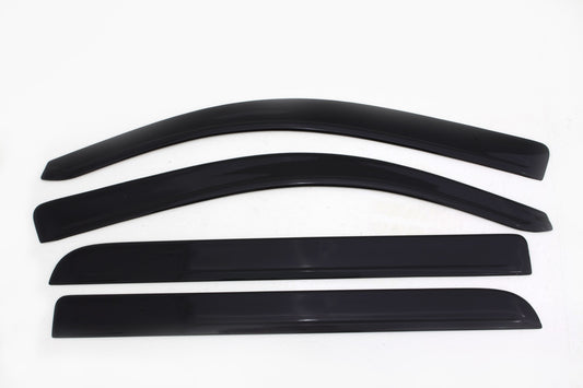 Auto Ventshade 894033 Low Profile Dark Smoke Ventvisor Side Window Deflector 4-Piece Set For 14-18 Silverado/Sierra 1500 15-18 Silverado/Sierra 2500/3500 19-22 4500/5500 Crew Cab