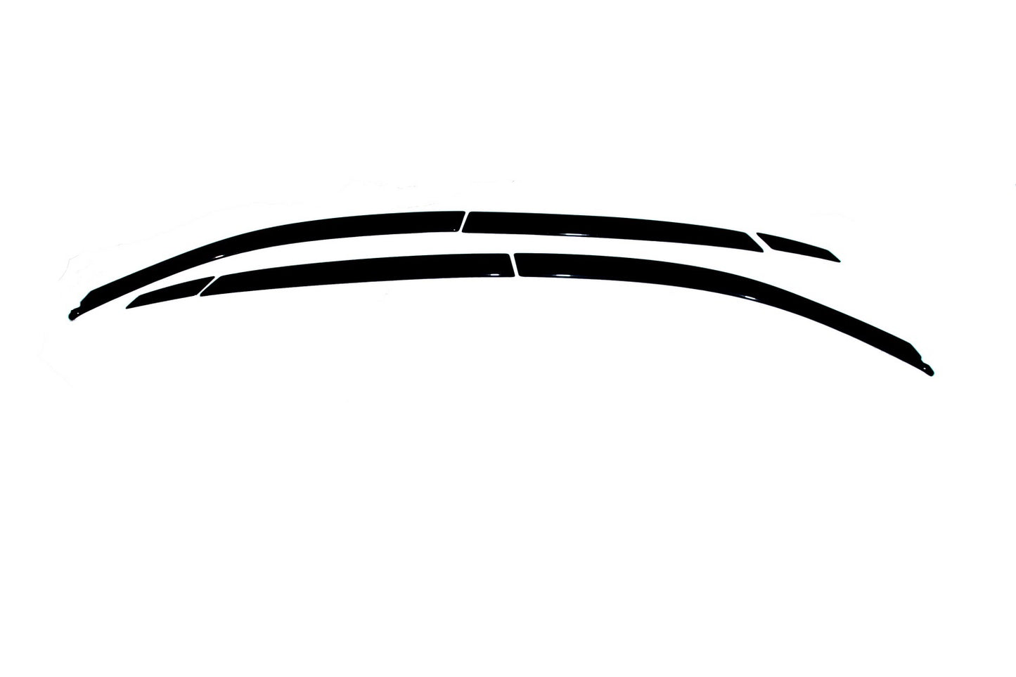 Auto Ventshade 896001 Low Profile Dark Smoke Ventvisor Side Window Deflector 6-Piece Set For 2003-2008 Infiniti FX35