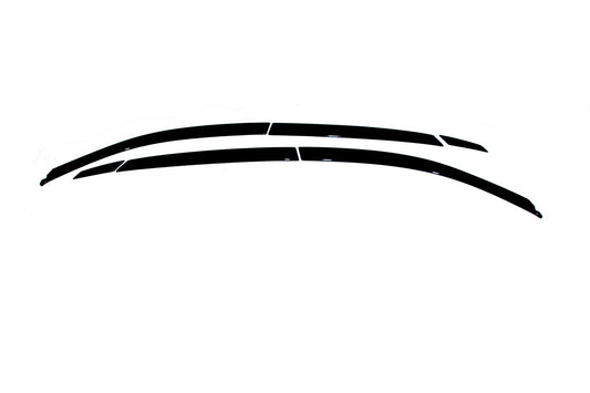 Auto Ventshade 896001 Low Profile Dark Smoke Ventvisor Side Window Deflector 6-Piece Set For 2003-2008 Infiniti FX35