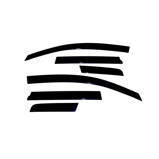 Auto Ventshade 896081 Low Profile Dark Smoke Ventvisor Side Window Deflector 6-Piece Set For 19-23 Chevrolet Blazer