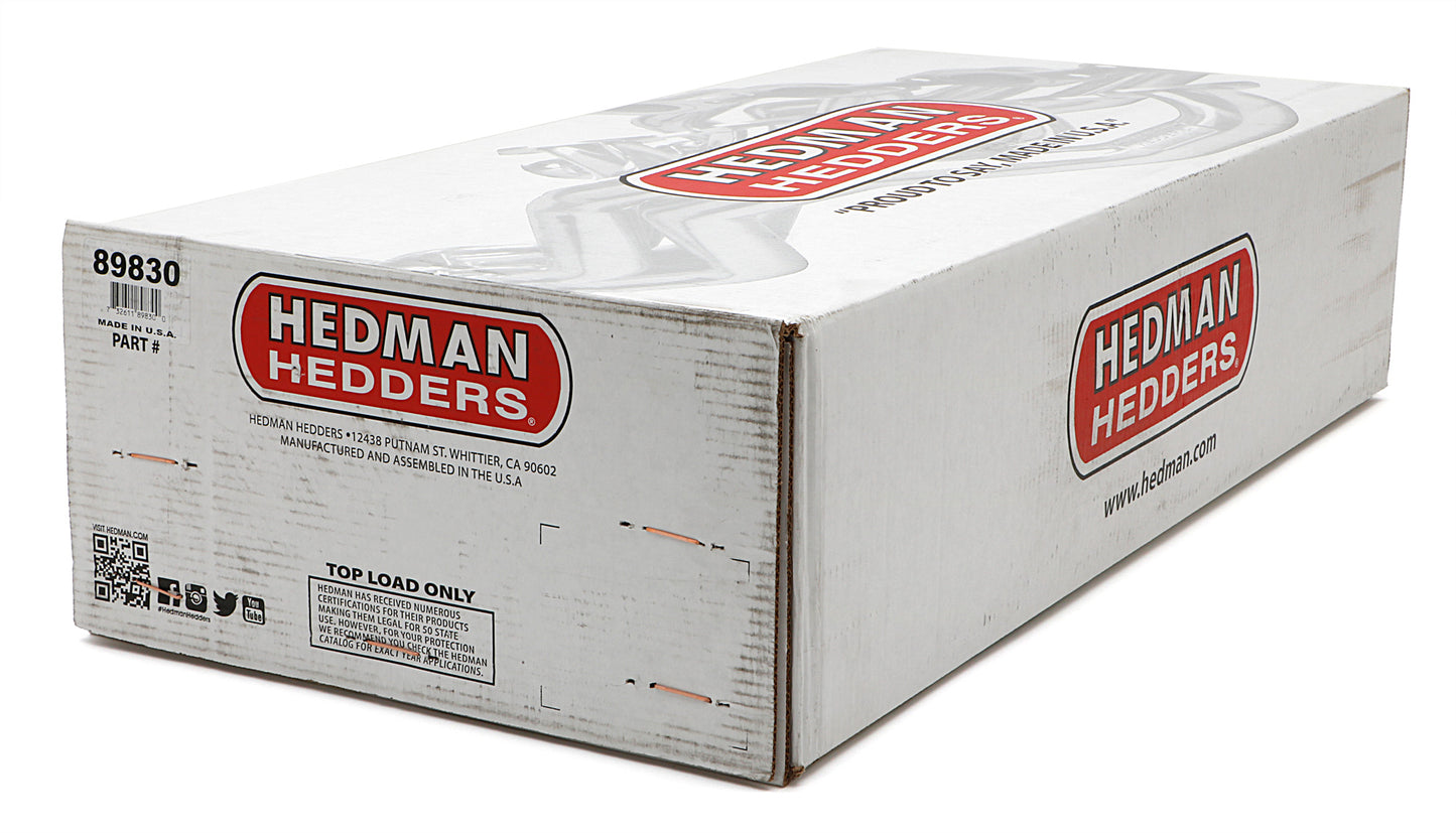 Hedman Hedders ELITE HEADERS; 1-3/4 IN. TUBE DIA.; 3 IN. COLL.; FULL LENGTH DESIGN 89830