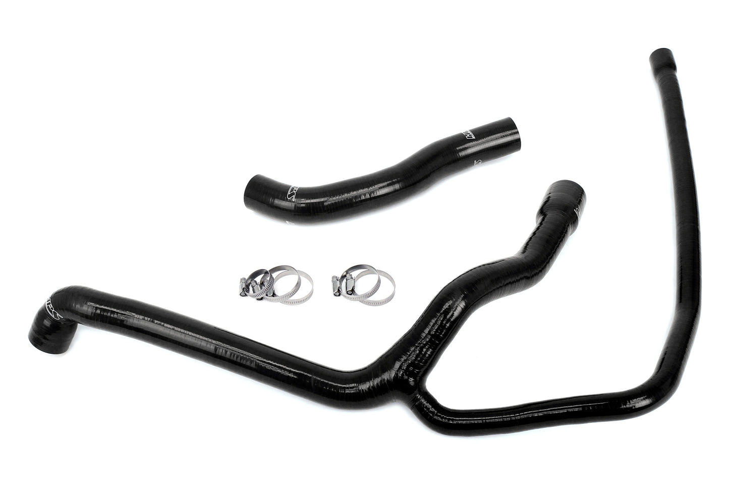 HPS Performance High Temp 3-ply Reinforced Silicone Replaces OEM Rubber Radiator Coolant Hoses 57-2042-BLK