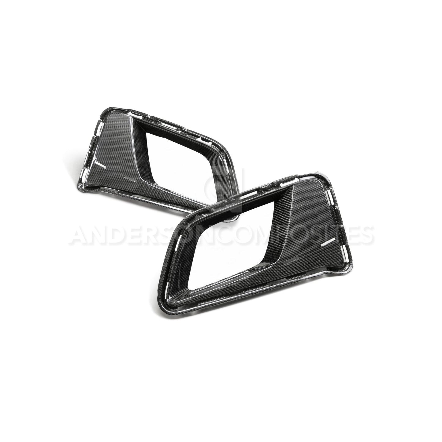 Anderson Composites AC-ADB17CHCAMZL-LE Type-LE carbon fiber air duct bezels for 2017-2021 Chevrolet Camaro ZL1 1LE