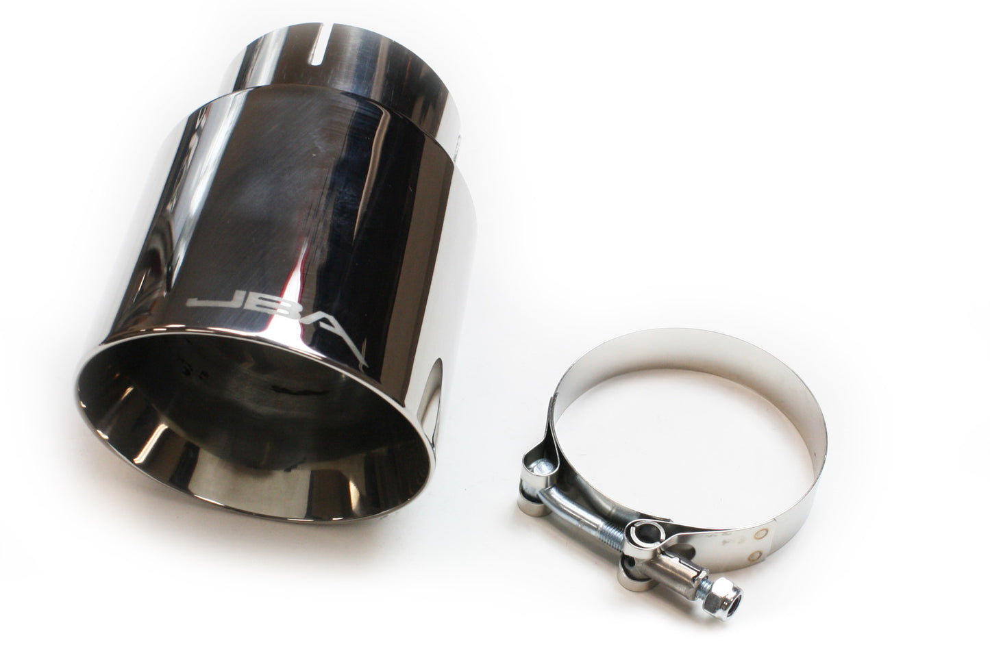 JBA 3 x 4 x 5 3/4 Double Wall Polished S/S Chrome Tip 12-08258