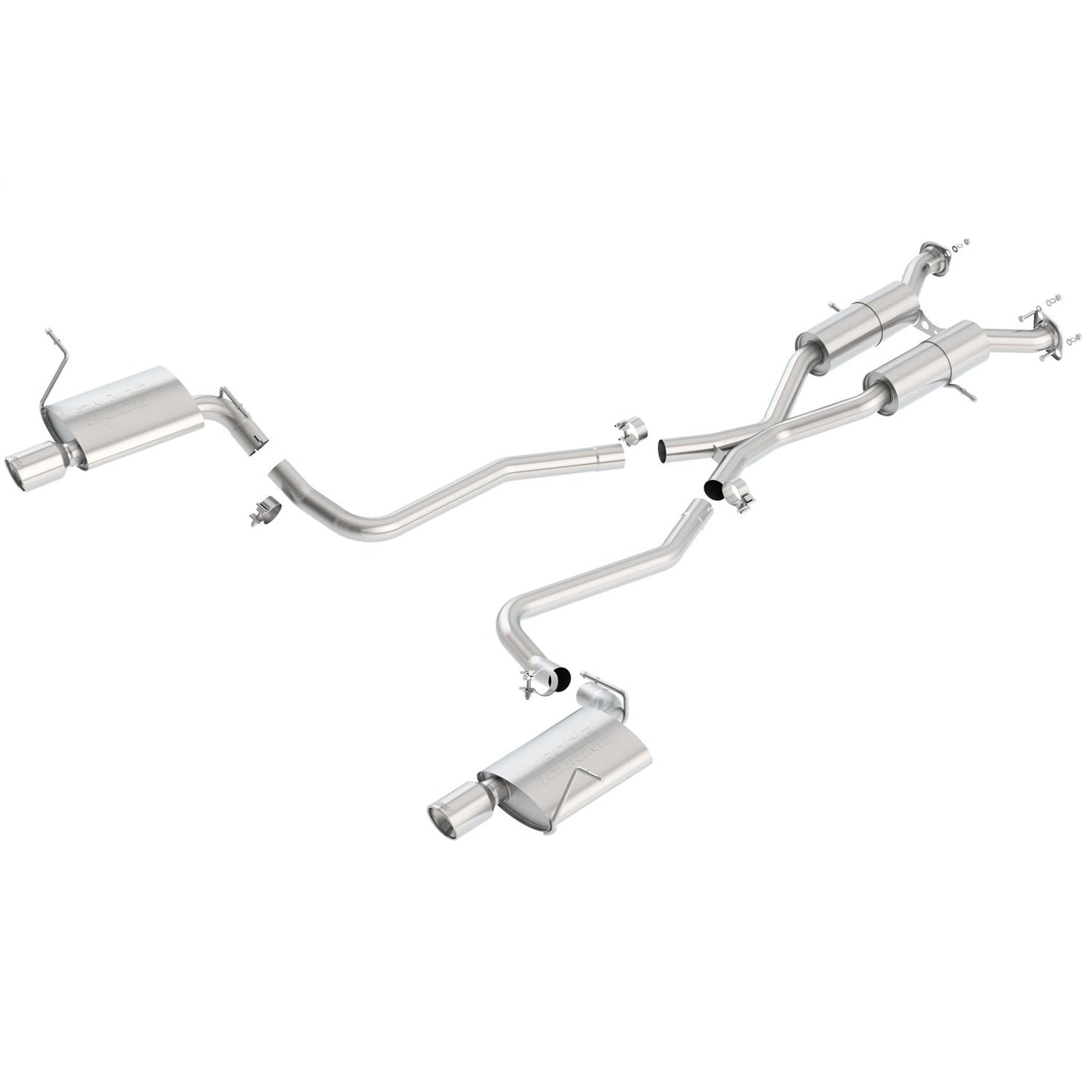Borla 2011-2021 Jeep Grand Cherokee WK2 Cat-Back Exhaust System Touring 140406