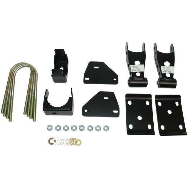 BELLTECH 6686 FLIP KIT 5 in. Drop Flip Kit 2002-2005 Dodge Ram 1500 Std & Quad Cab (inc Hemi w/ C-Notch) 5 in. Rear Drop