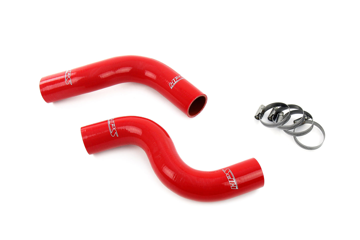 HPS Performance 3-ply Reinforced Silicone Replaces Rubber Radiator Coolant Hoses 57-2109-RED