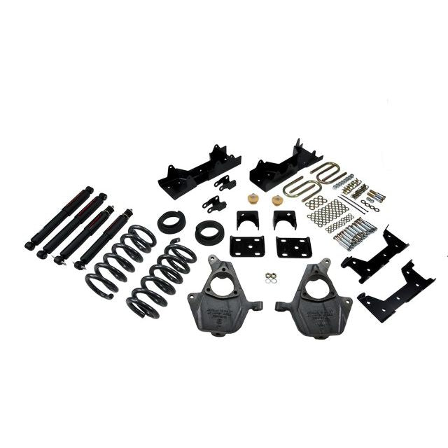 BELLTECH 665ND LOWERING KITS Front And Rear Complete Kit W/ Nitro Drop 2 Shocks 1999-2000 Chevrolet Silverado/Sierra (Std Cab) 4 in. or 5 in. F/6 in. R drop W/ Nitro Drop II Shocks