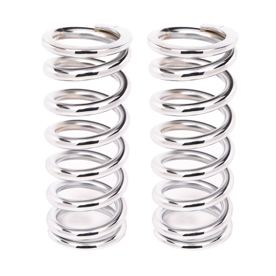 Aldan American Coil-Over-Spring 700 lbs./in. Rate 9 in. Length 2.5 in. I.D. Chrome Pair 9-700CH2