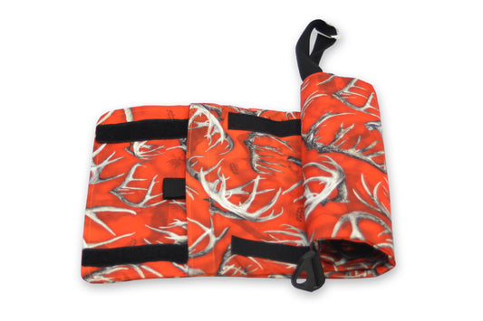 DU-HA 90501 Dri-Hide Rifle Protector With Adjustable Sling - Whitetail Racks - Orange Camo